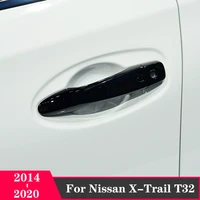 for nissan x trail t32 qashqai j11 murano kadjar kicks gloss black chrome car door handle cover sticker styling accessories