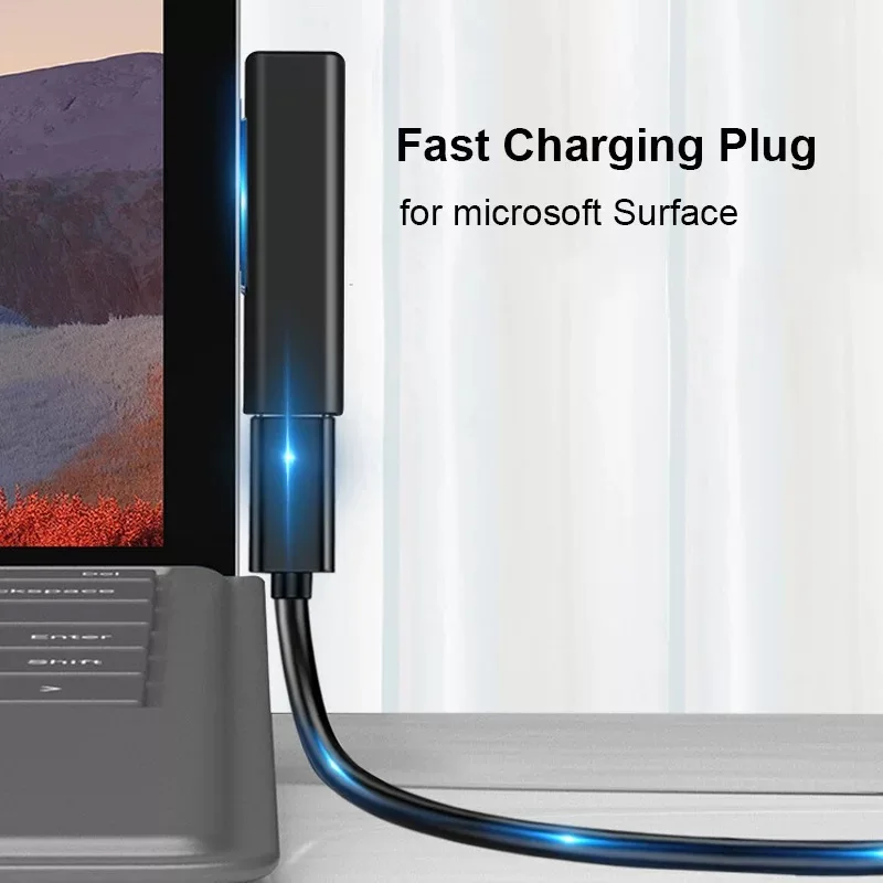 Переходник USB Type-C для Microsoft Surface Pro 3 4 5 6 Go Book 1 2 15 в |
