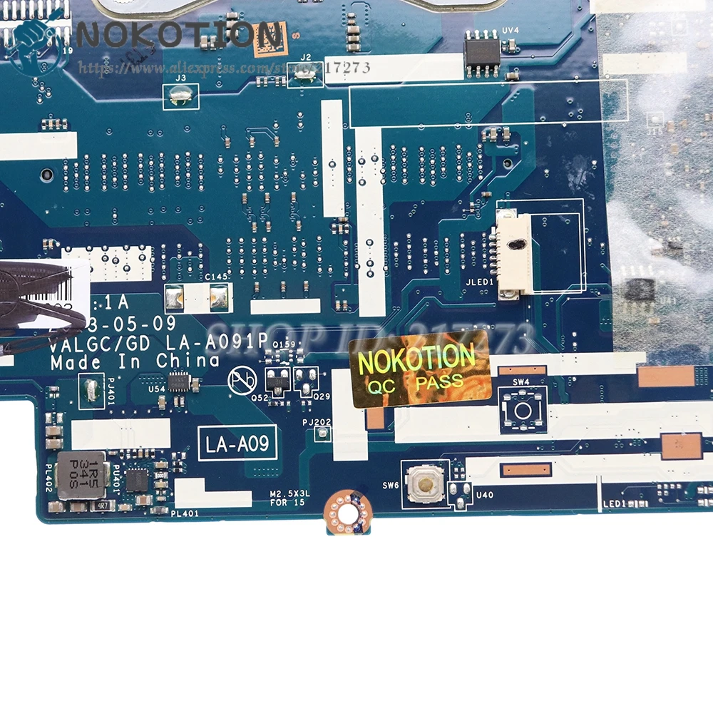 Материнская плата NOKOTION VALGC_GD LA-A091P для ноутбука Lenovo G505S Z505 материнская FS1 DDR3 2 Гб