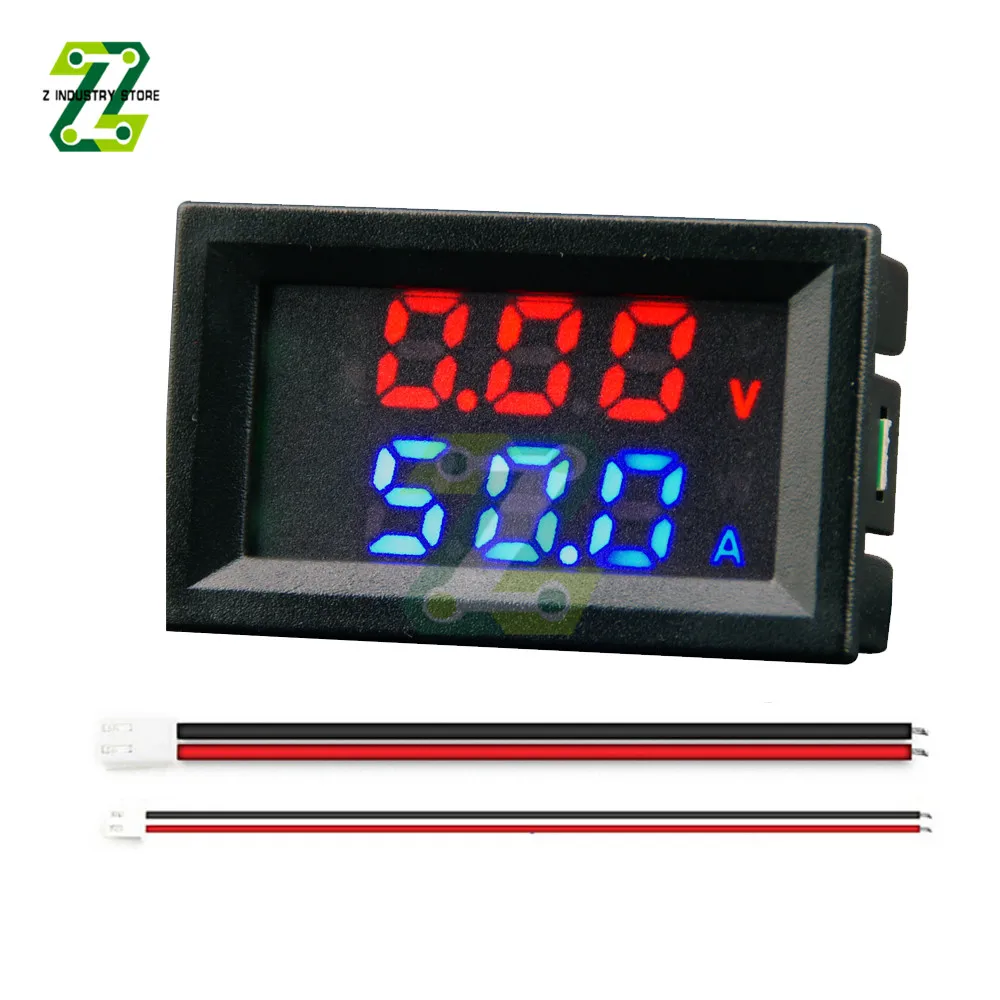 

M6120 DC 100V 120V 50/100A Electronic Volt AMP Meter Tester Digital Voltmeter Ammeter LED Display Voltage Regulator