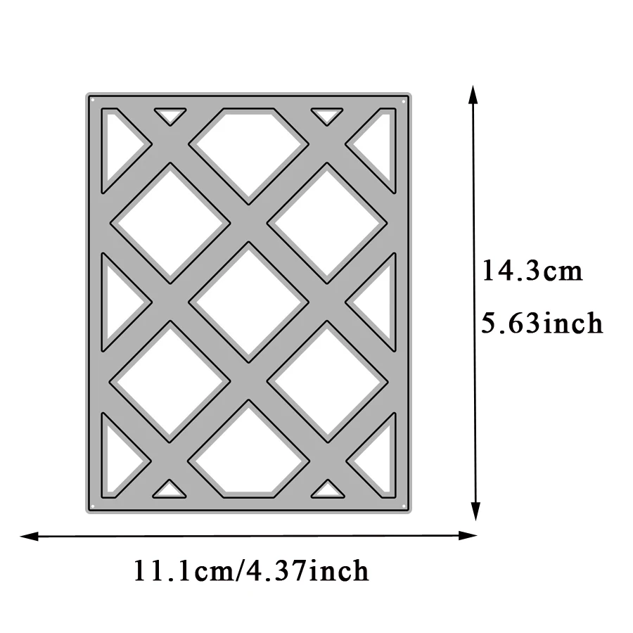 2024 AliliArts металлические пресс-формы просто бриллианты рамка Сделай Сам