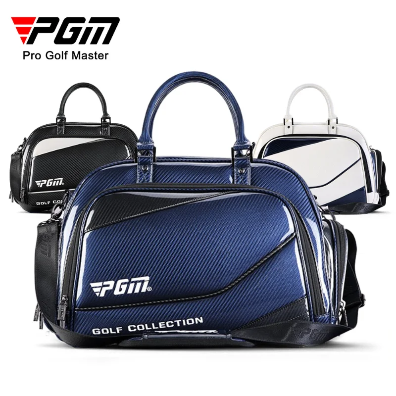 PGM Golf Clothing Bags Men Universal Fashion Waterproof Nylon Bag Large Capacity Ball Bag Independent Shoes Golf Bag for Men