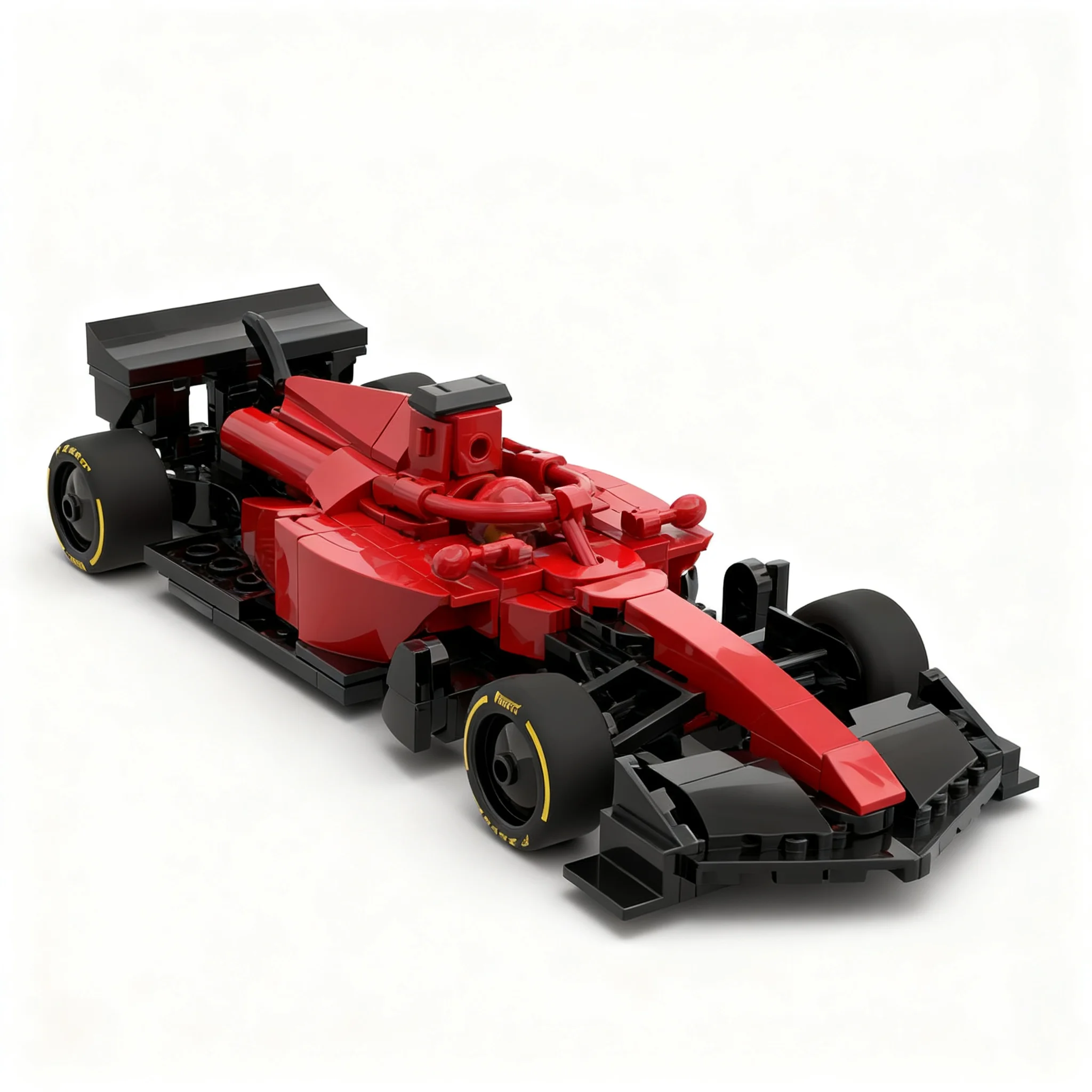 Фото 246 деталей MOC City Champions SF-26 F1 Гоночный Автомобиль, Модель из Строительных Блоков, Рождественские Подарки, Сборная Модель, Подарок на День Рождения, Коллекция, Образовательный DIY-набор №2