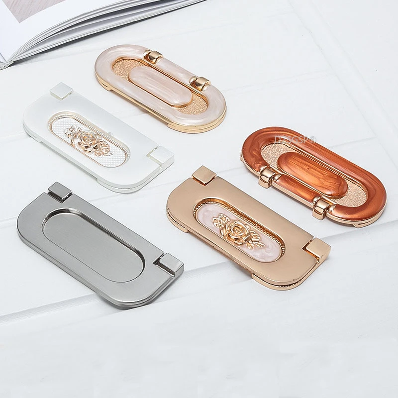 Современные дверные ручки в европейском стиле ящики двери шкафов темные простые