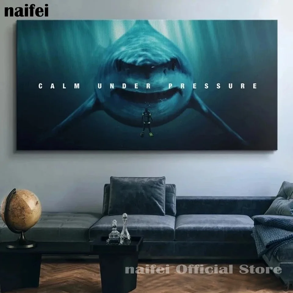 

Алмазная вышивка «сделай сам», мотивационные элементы спокойствия под давлением, мозаика полностью квадратная, круглая, стразы, животные, А...