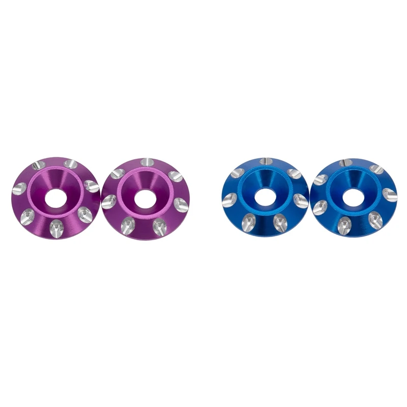 

4Pcs Tail Wing M3 Countersunk Screws Washers For 1/10 Scale Off Road Buggy Monster Truck RC Dift Cars,5 & 8