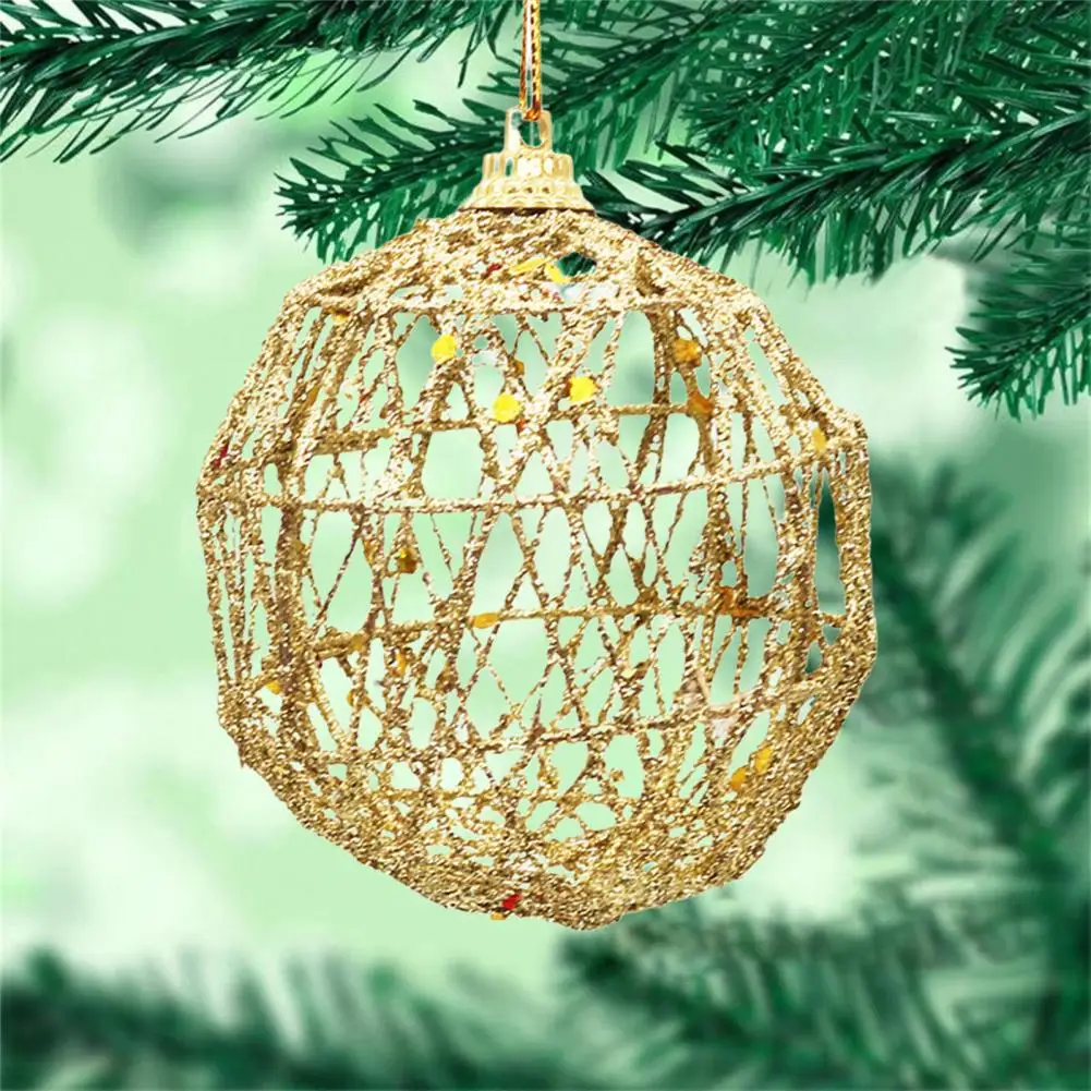 

6 шт. изысканное железное искусство со шнурком, украшение для покупок, искусственные шары для фестиваля, рождественской елки