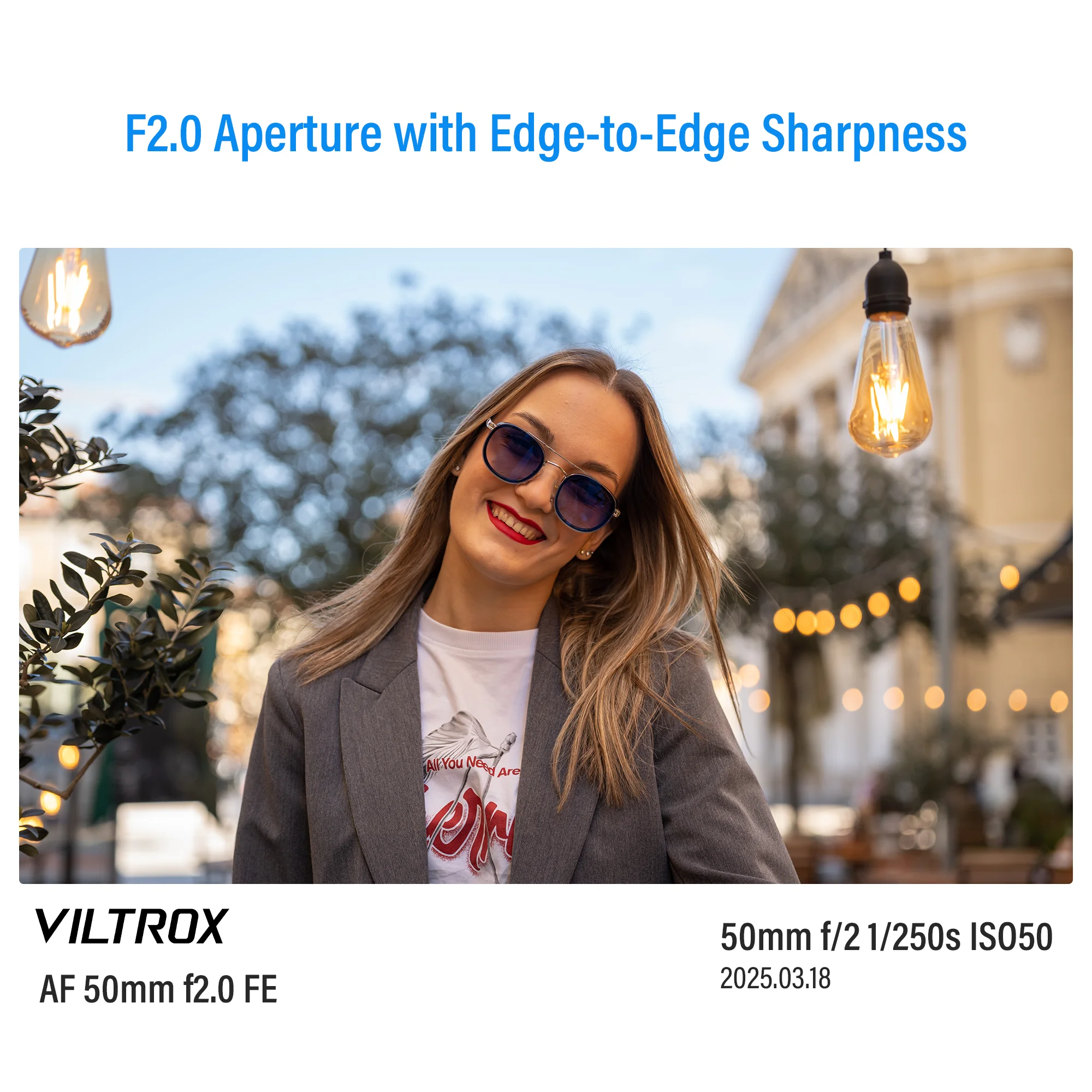 Фото Полнокадровый объектив Viltrox AF 50 мм F2.0 для камеры Sony E Nikon Z Camera ZV-E10 A7C2 Z5 Z6 Z8 Z7 №5
