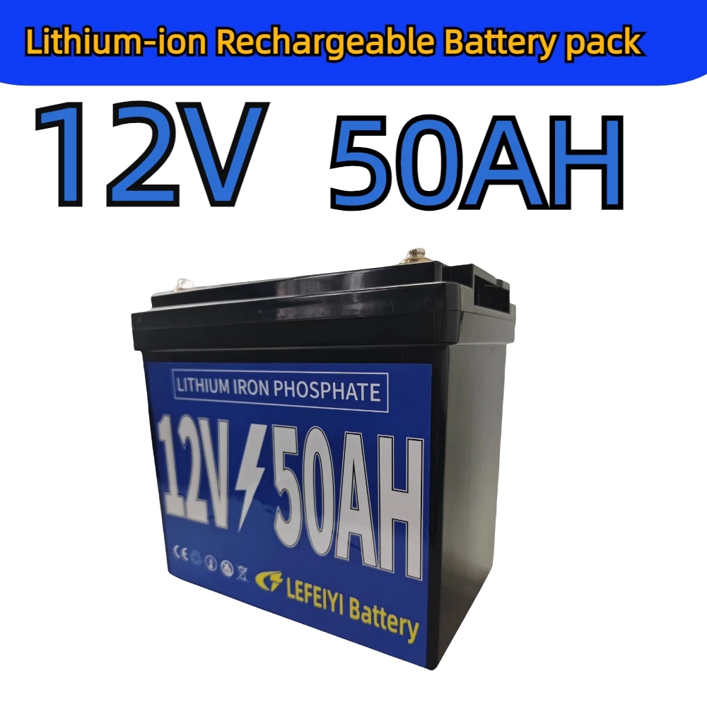

New 12V 50000mAh Lithium Lon Battery Pack Built-In BMS,For Sprayer, Electric Vehicle, LED Lamp Battery