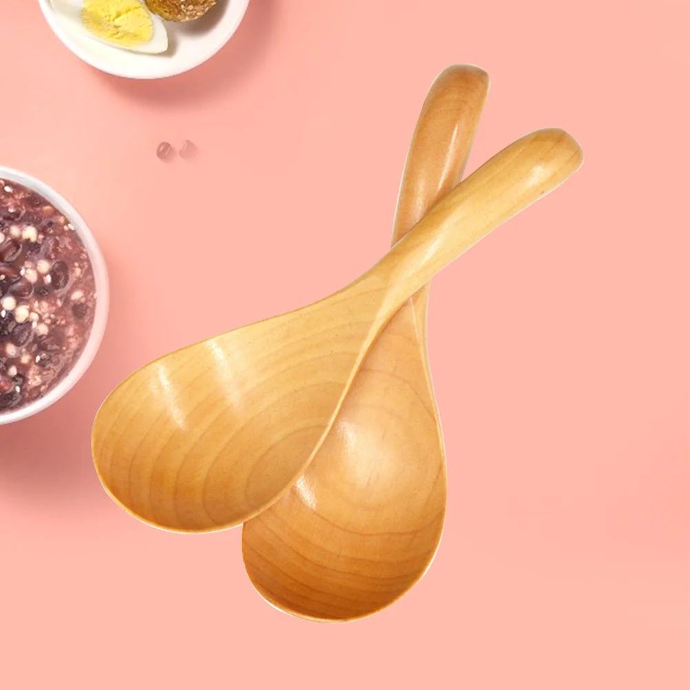 

Rice Spoon Scoop Potato Spatula Paddle Wooden Natural Porridgefilled Dishes Scooper Mashed Cooker Nonstickjapanese Service