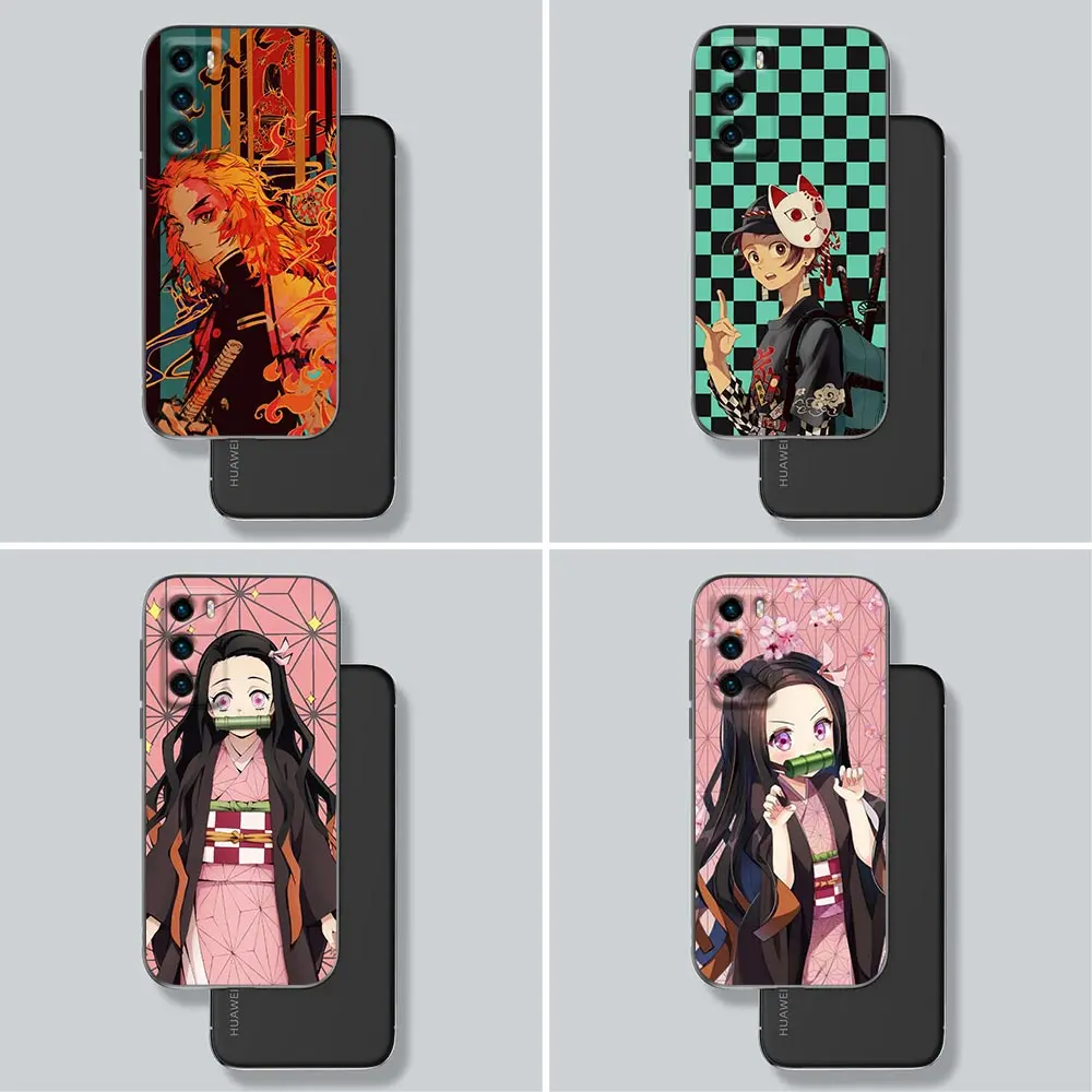 

Phone Case For Huawei P30 P40 P10 P20 Lite P50 Pro P Smart Z 2019 2020 Cases Cover Kamado Nezuko Kimetsu No Yaiba Demon Slayer