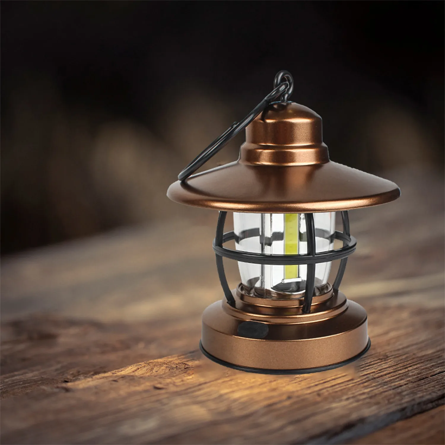 

Vintage Metal Hanging Lanterns Waterproof Led Light Battery Portable Camp Emergency Lantern Lightweight Outdoor