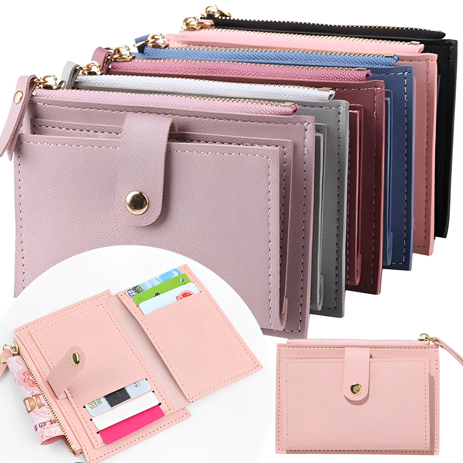 Ladies Small for Girls Female Women Wallet Purse Phone Money Clutch Bag  2020 Long with Zipper Card Coin Holder Handbag Partmone - AliExpress