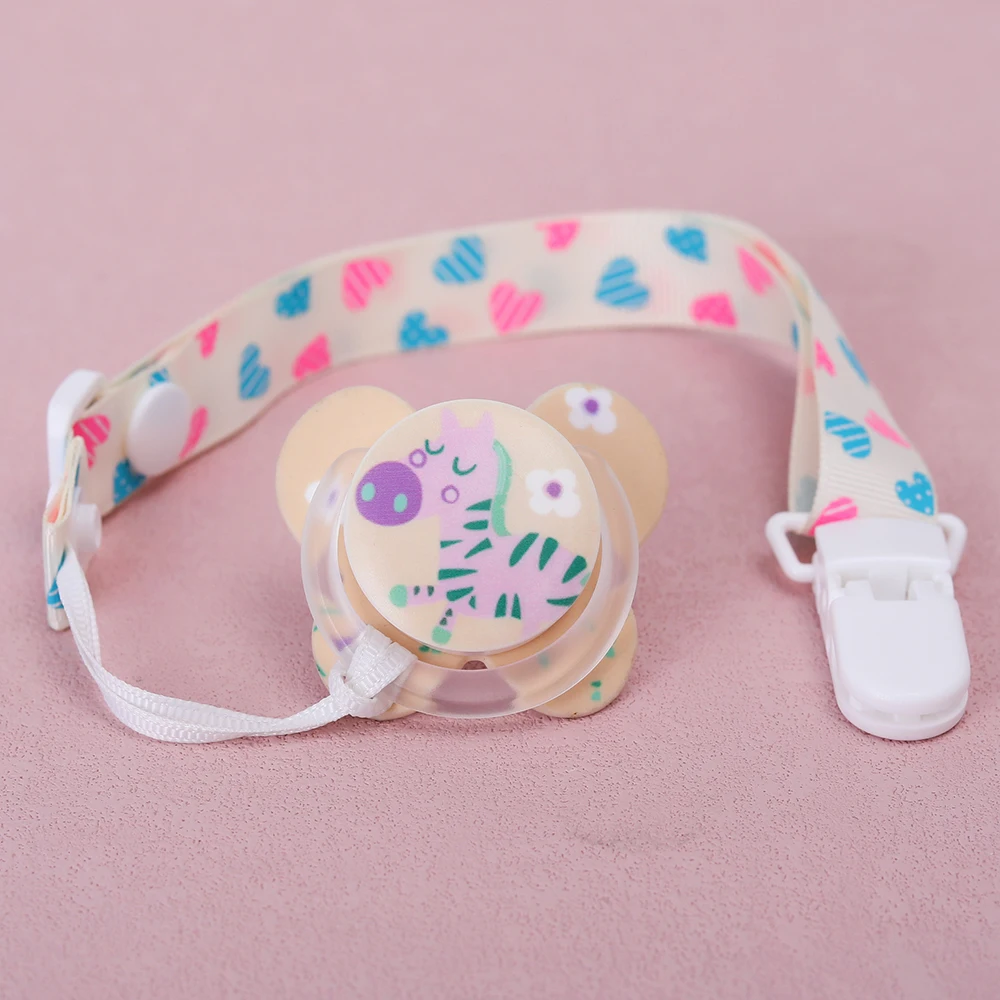 

Newborn Personalized Pacifier Little Space Baby Item BPA Free Acrylic Cartoon Pattern Pacifier Baby Accessories Chupetes