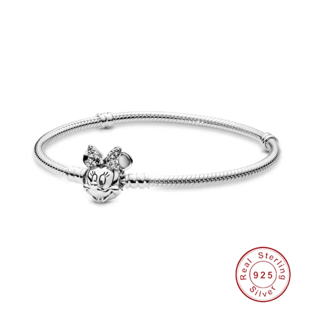 

Real Silver Colour Beads Pan Moments Snake Chain Slider sword War Bracelet bead charm Women Bracelet Jewelry 2021