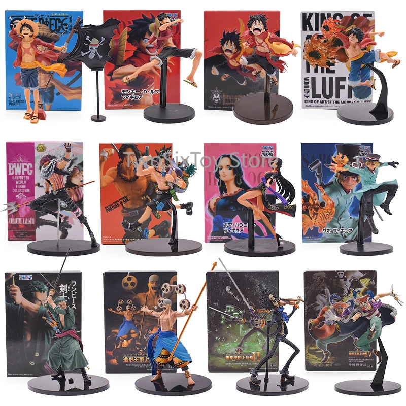 

Экшн-фигурка обезьянки 17-24 см D. Luffy Zoro Sanji Sabo Hancock Ace Katakuri Топ Битва 4 Модель King ПВХ коллекционные куклы игрушки