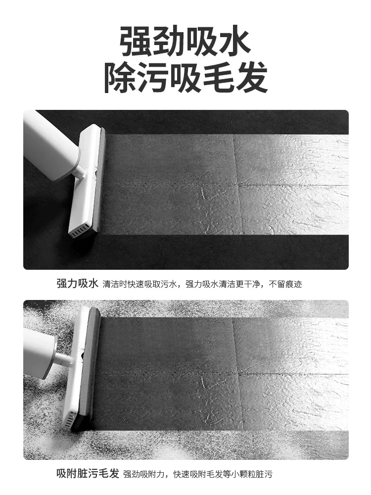 Продукт может быть изготовлен на заказ. Швабра Shumian с губкой для домашней уборки