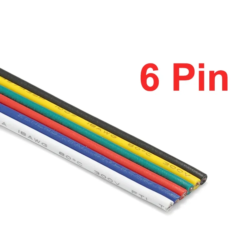 

DelightFire электрический провод 22/18 AWG для светодиодной ленты WS2812B 5-100 м