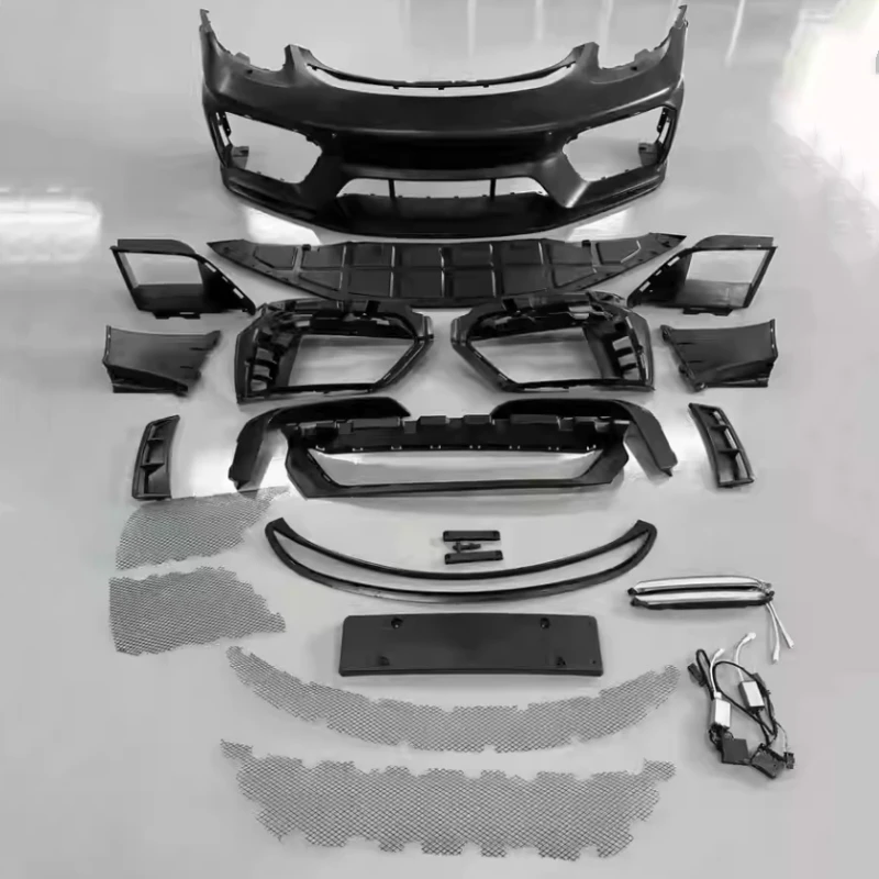 Передний бампер дневная Рабочая решетка в сборе для Porsche 981 модифицированный