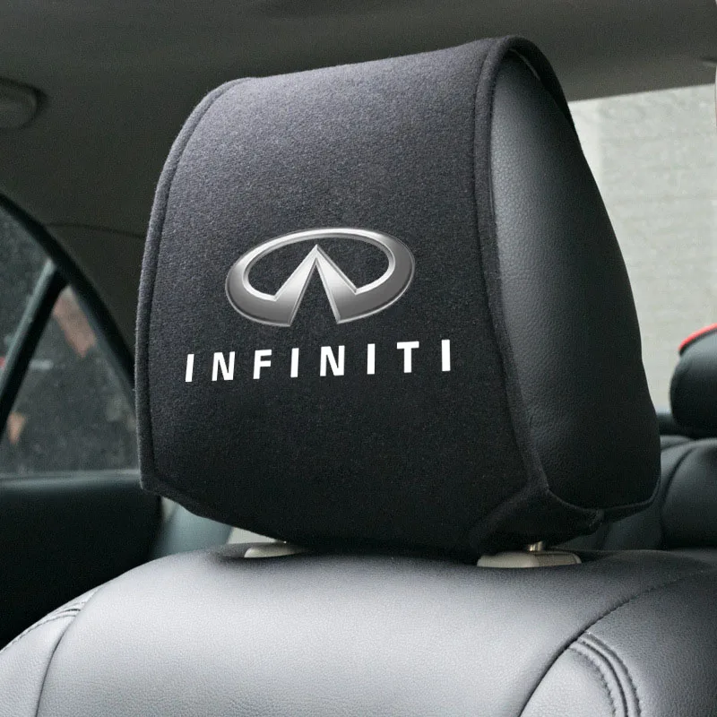 

Car Headrest Cover Car Decor with Storage Bag For Infiniti FX35 Q50 Q30 ESQ QX50 QX60 QX70 EX JX35 G35 G37 EX3 Accessories