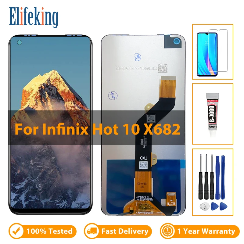 

ЖК-дисплей для Infinix Hot 10 X682/ Note 8i/ Tecno Spark 6/ Camon 16/ Pova LD7