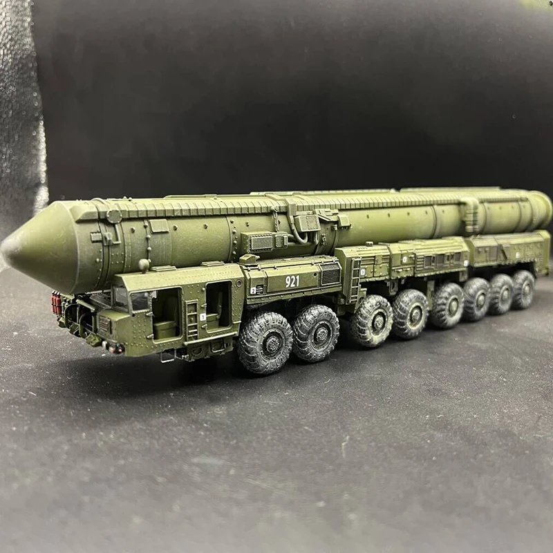 Фото AM масштаб 1:72 смола русский тополь M межконтинентальная баллистическая ракета TOPOL-M модель танка игрушки для взрослых автомобили классика подарочный дисплей №1