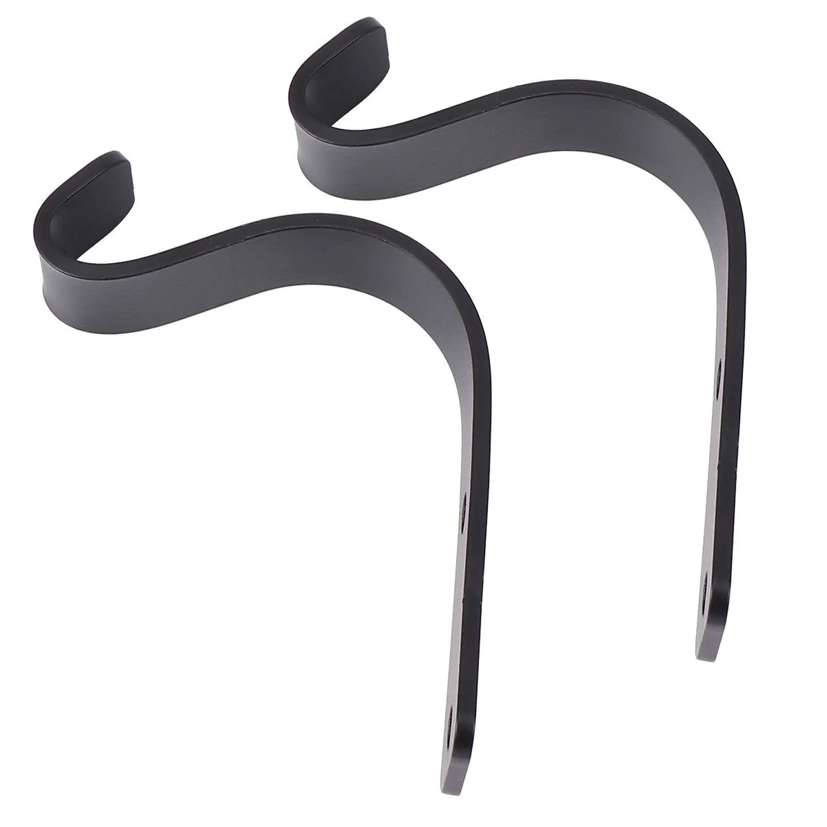 

2 Pcs Vintage Home Decor Wall Hanging Hook Wall Mounted Hooks Shepherds Hook Black Metal Hangers Lantern Wall Hanger Railing