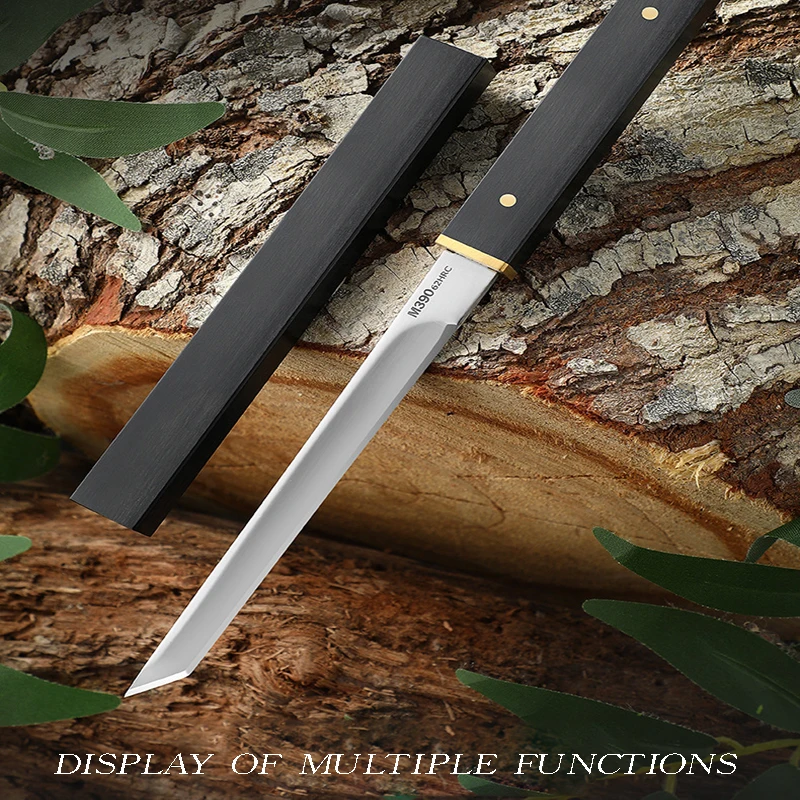 

Practical Outdoor Knife M390 High Hardness Self Defense Knife Portable Small Knife Mini Tea Knife Meat Eating Knife Sharp Collec