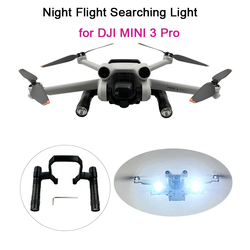 

For DJI MINI 3 Pro Drone Night Flight Lamp Searching Guide Light Photography Fill Lamp Flashlight MINI 3 Pro Drone Accessories