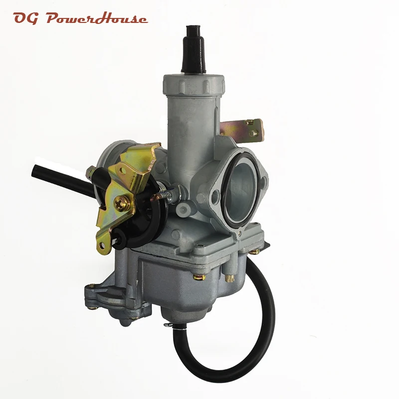 Фото Запчасти для мотоциклов, карбюратор PZ30B, подходит для ATV Quad Go Kart Dirt Bike CG200 CG175, кабельный ручной дроссель с насосом акселератора №1