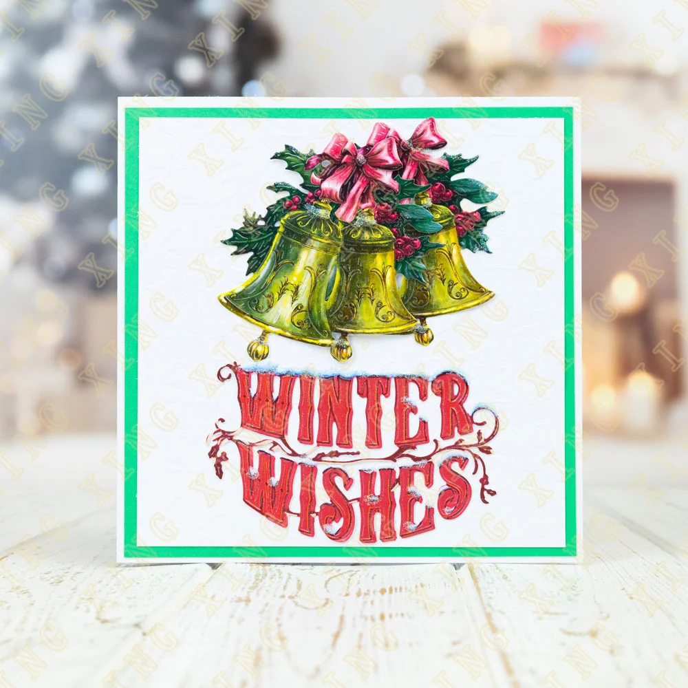 Набор штампов в виде колокольчиков новые металлические Вырубные штампы Декор