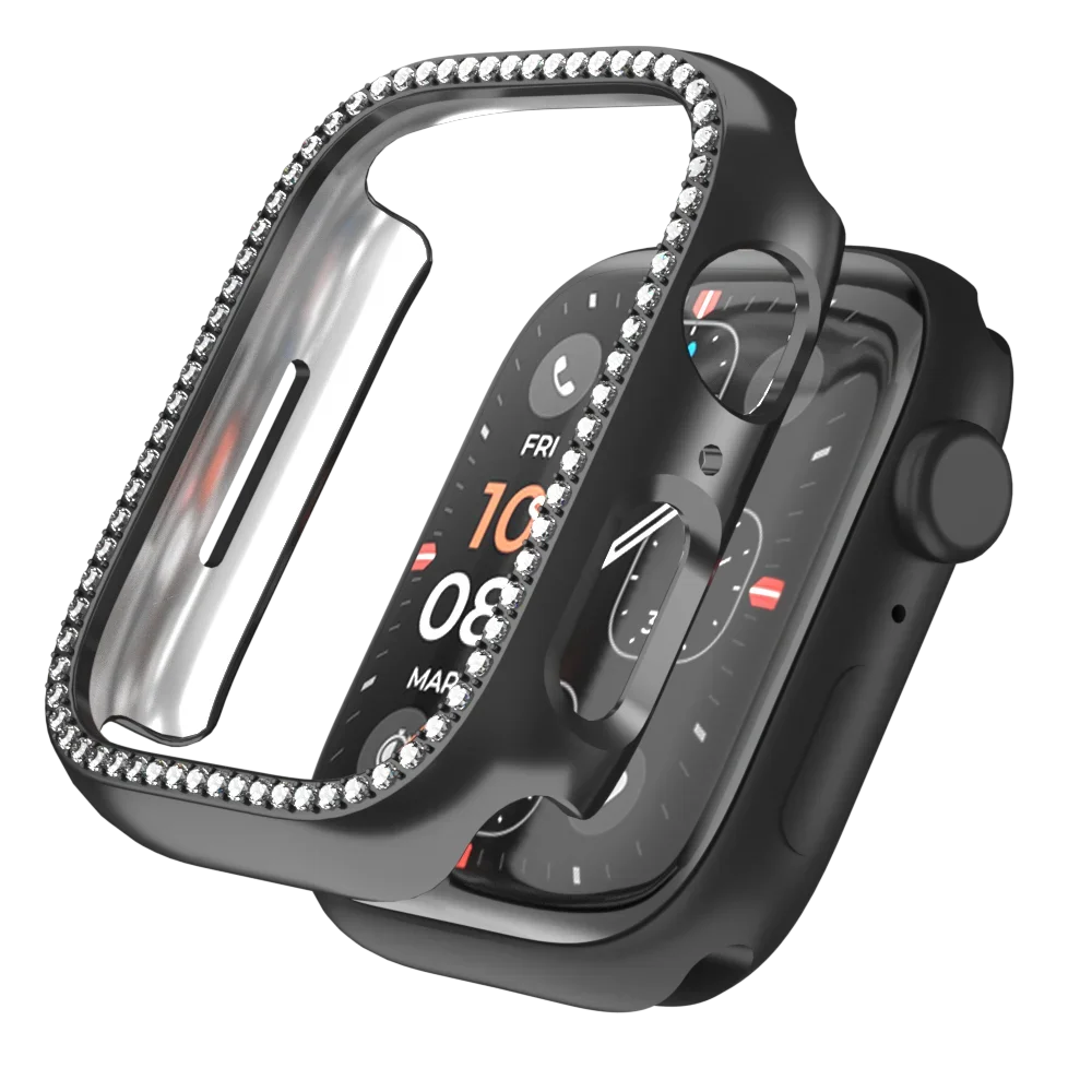 Фото Защитный Чехол Almaz Diamond Для Apple Watch Series 9 8 7 — Жесткий Поликарбонатный Бампер, Совместимый С Iwatch 6 Se 5 — 40 Мм №2