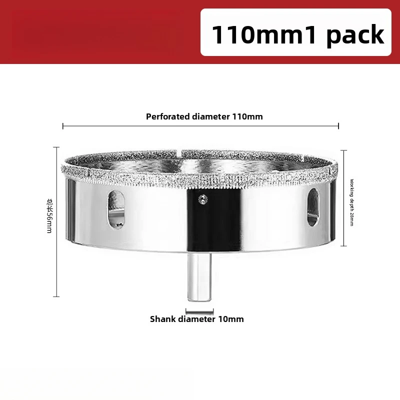 

Сверло TG Premium для стекла и плитки для сверления круглых отверстий — идеально подходит для фарфора, гранита и керамики