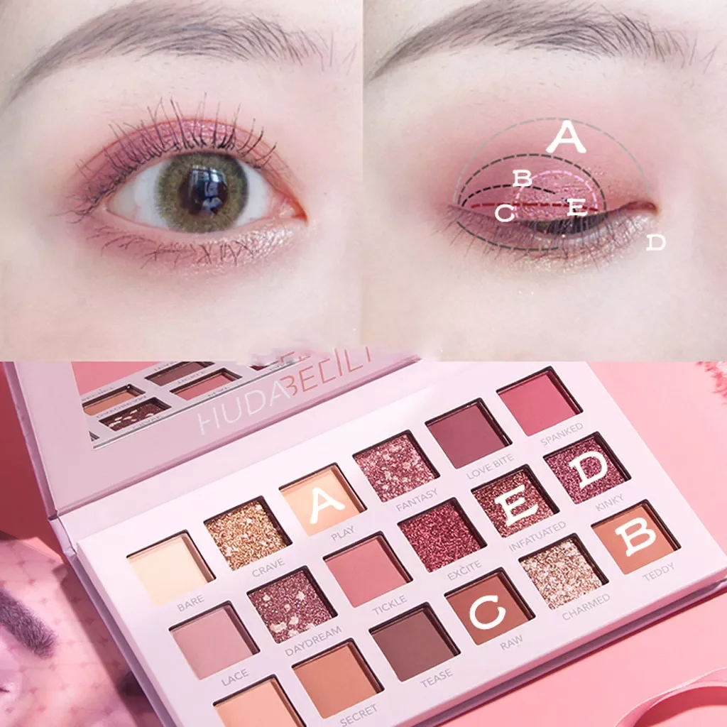 

NEW2023 Same Style 18 Colors Eye Shadow Makeup Pearl Metallic Eyeshadow Make