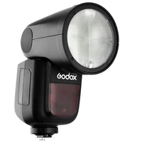 godox v1n camera flash light on camera flash speedlite light round head portable battery studio photography flash light