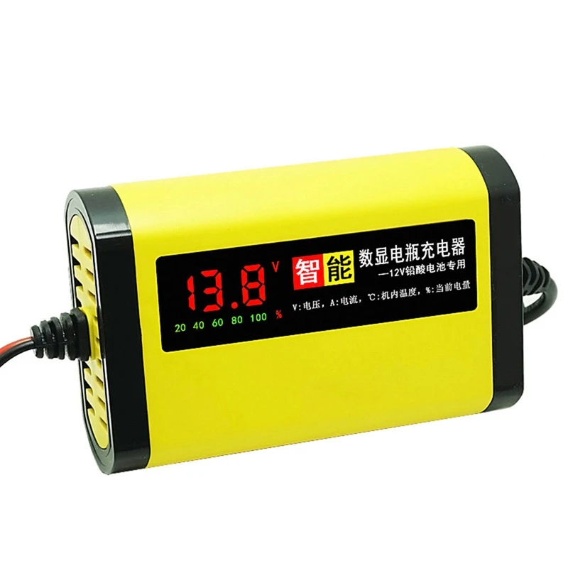 

Car And Motorcycle 30W 12V 2A Digital Display Battery Charging