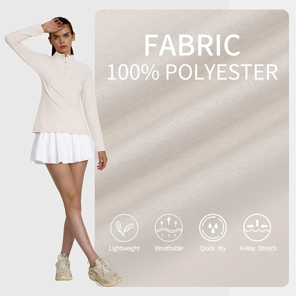 Long Sleeve T-shirts Sportswear Female Clothing New In Korean Fashion Woman Clothes Golf Wear Women Gym Yoga Tops Sports Shirts