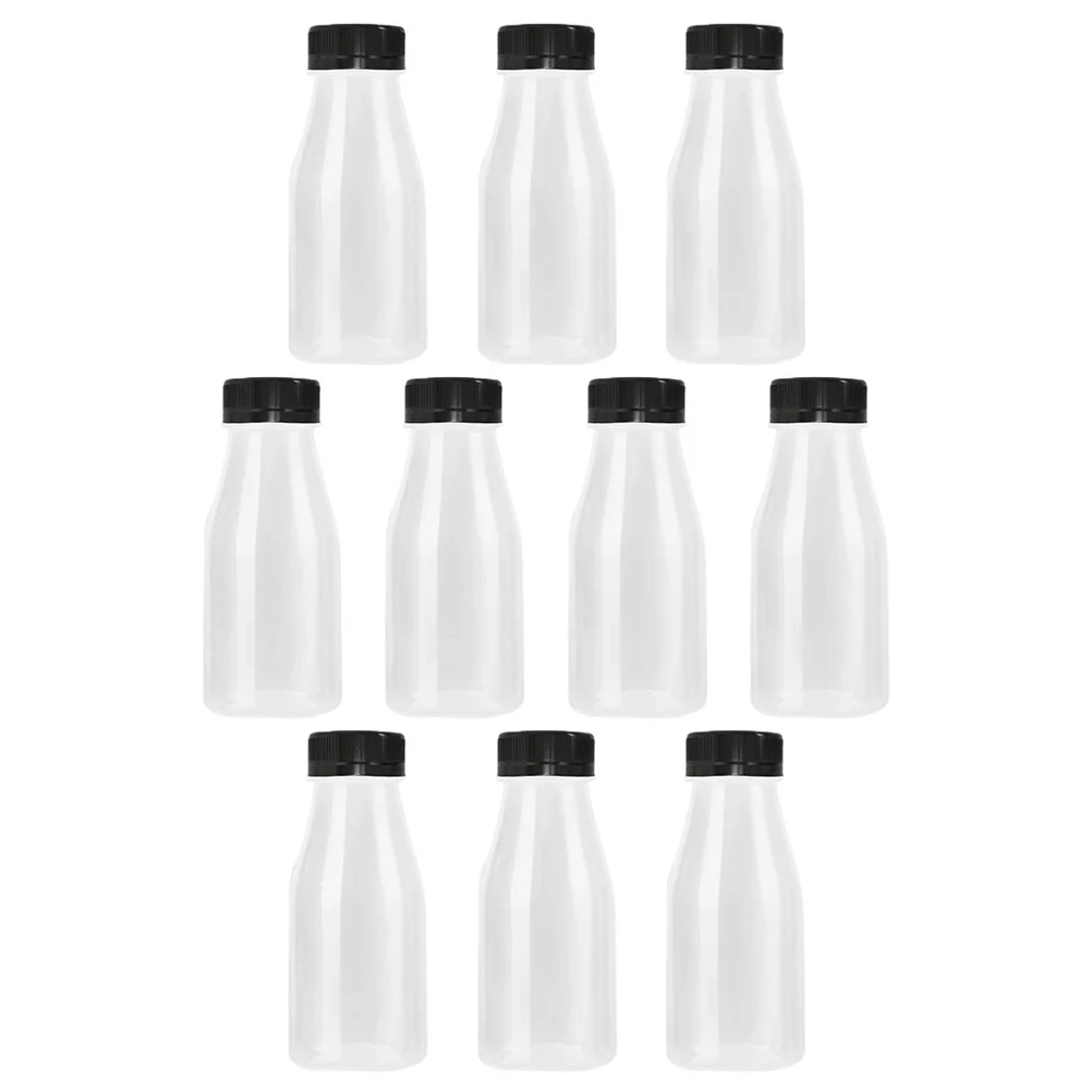 

Bottles Bottlewithjuice Capsdrink Beverage Container Yogurt Empty Reusable Lids Containers Jar Smoothie Jug Lid Out Take
