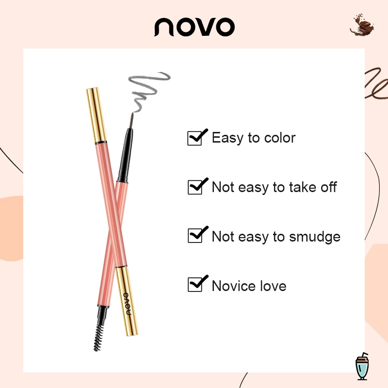 Цветной ультратонкий карандаш для бровей точный стойкий Водостойкий блонд