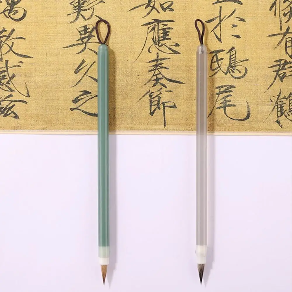 

1Pc Chinese Calligraphy Brush Pen Hook Line Fine Paint Brush Artist Slender Gold Brush Professional Oil Painting Supplies