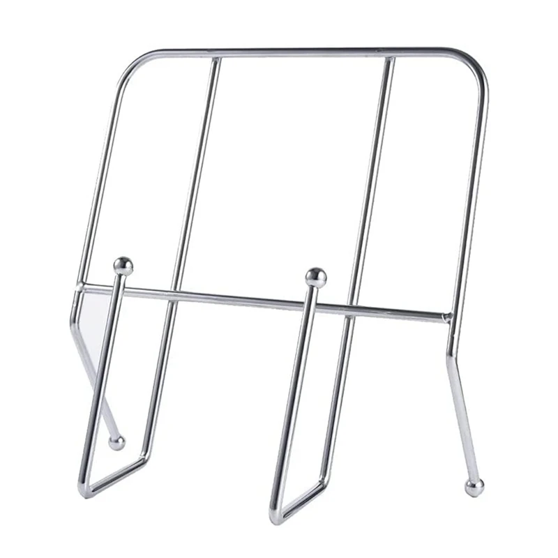 

Book Stand Records Holder Shelf Desktop Bookshelf Metal Bookstand Magazine Rack Desk Organizer