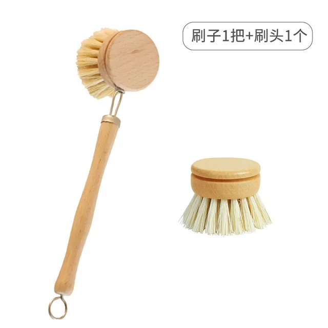 

2 шт., кухонные принадлежности из сизаля, бука, с длинной ручкой