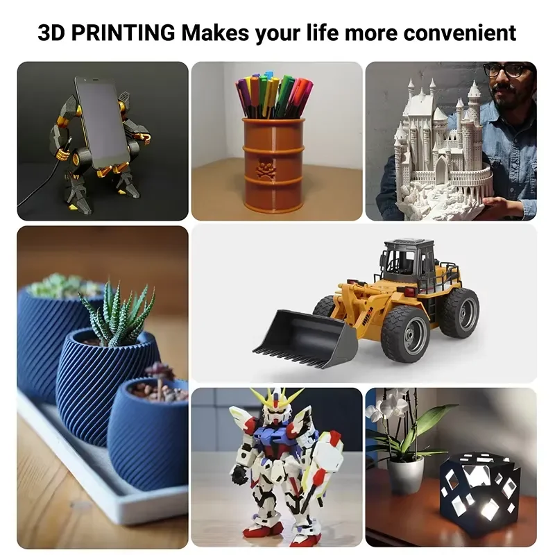 Фото Филамент Kingroon PETG 1.75 мм, 10 кг (22 фунта), оптом, 10 катушек, высокоточный, для 3D-печати, разные цвета, склад в США №4