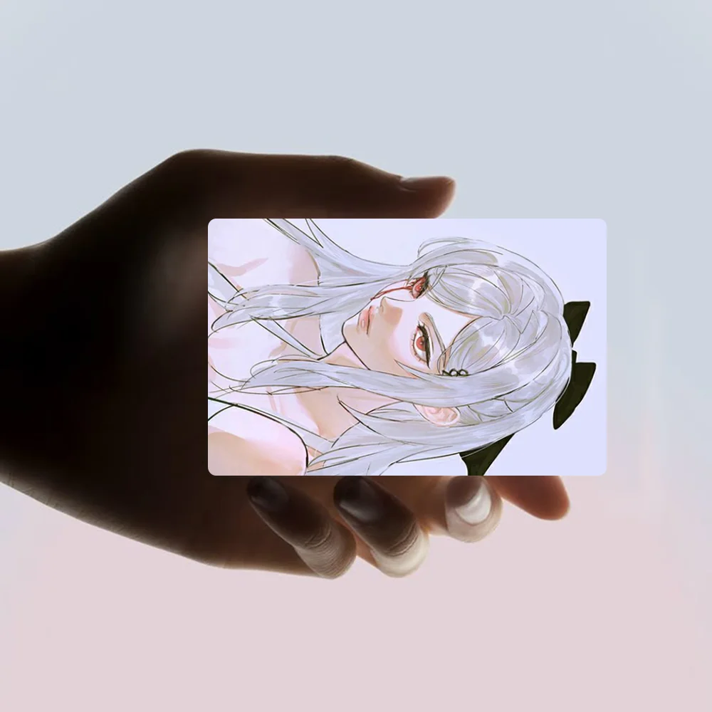 Игра D-Drakengard Zero наклейки мультфильм кредитная карта Visa дебетовый банк зарядная