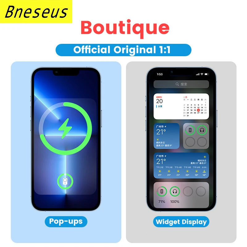 Najtaniej Oryginalny 1:1 10000mAh Macsafe Power Bank Magnetyczny Bezprzewodowy Powerbank Dla Iphone 14Pro 14ProMax 14Plus ładowarka Pomocniczy Akumulator