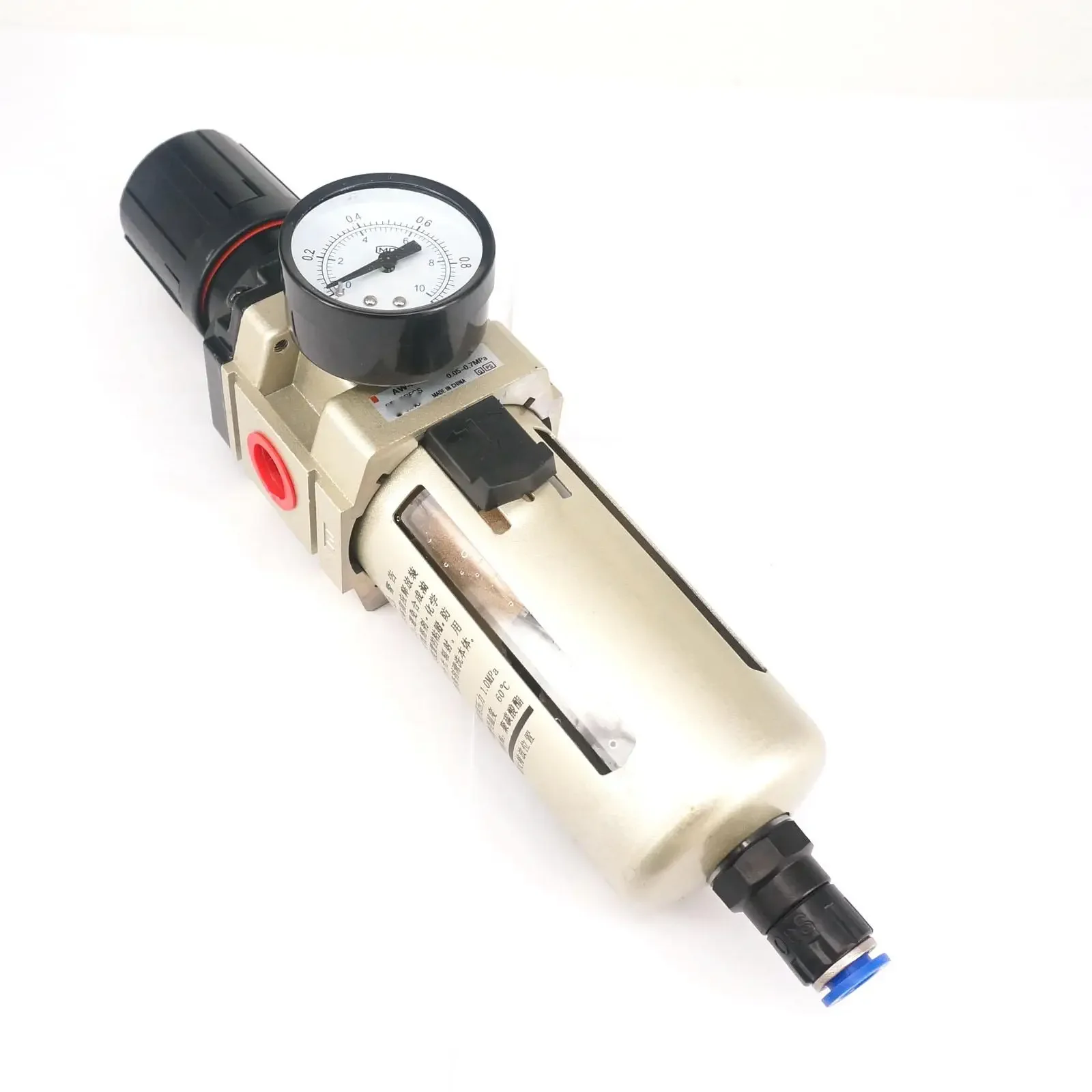 AW4000-04D Регулятор воздушного фильтра 1/2 дюйма BSPP с манометром и кронштейном