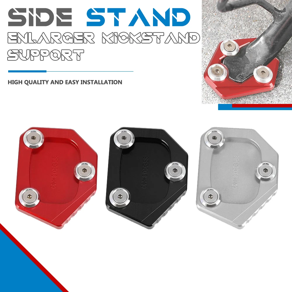

For Honda cbr500r cbr 500r 2013 2014 2015 Motorcycle Accessories CNC Aluminum Side Kickstand Stand Extension Plate Foot Enlarge