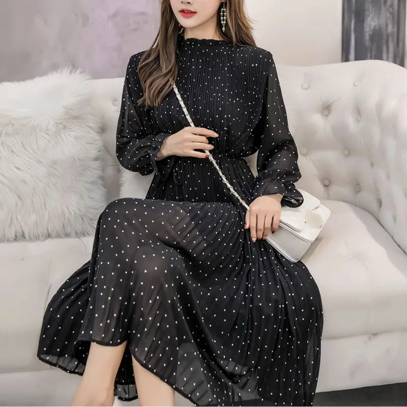 Женское Шифоновое Платье С Каскадными Оборками. Повседневное Длинное