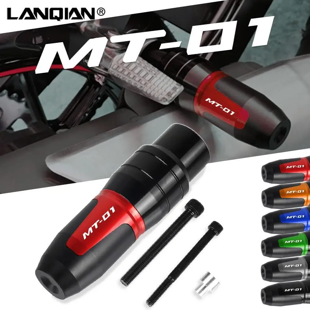 

MT01 Frame Exhaust Sliders Anti Crash Pad Protector For YAMAHA MT-01 MT01 MT 01 Motorcycle Accessories Falling Protection
