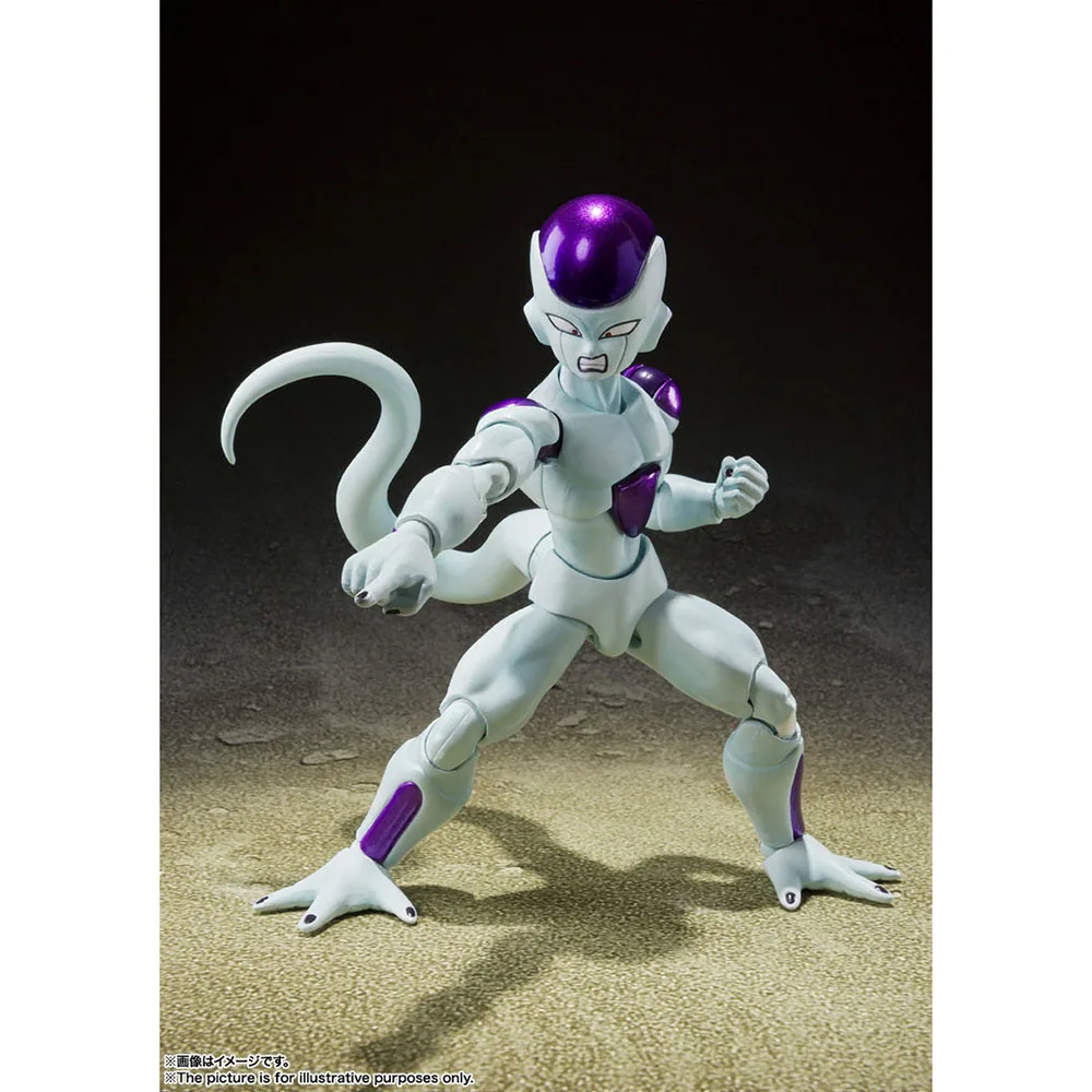 

Newest Bandai S.H.Figuarts Dragon Ball Z Frieza Fourth Form with The 4-Star DragonBall SHF Model Anime Action Figure Toys